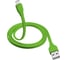 Кабель Trust MICRO-USB 1м плоский лаймовый 20138 5