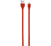 Кабель Trust MICRO-USB 1м плоский красный 20137