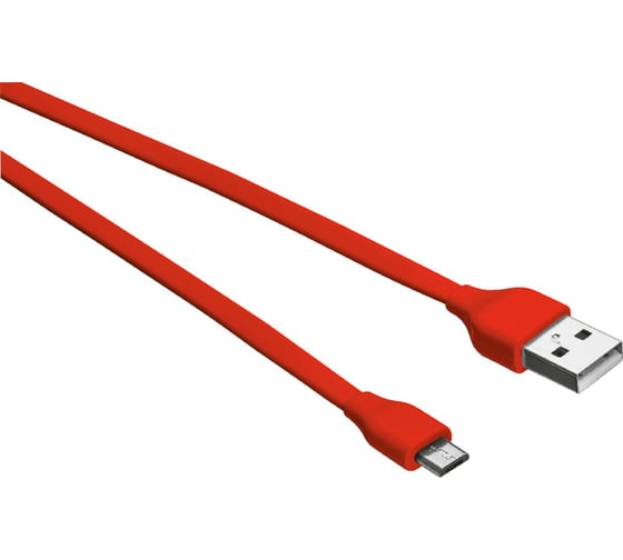 Кабель Trust MICRO-USB 1м плоский красный 20137