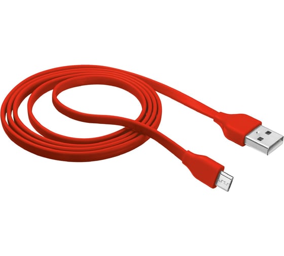 Кабель Trust MICRO-USB 1м плоский красный 20137