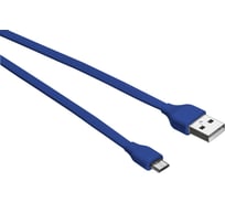 Кабель Trust MICRO-USB 1м плоский голубой 20136