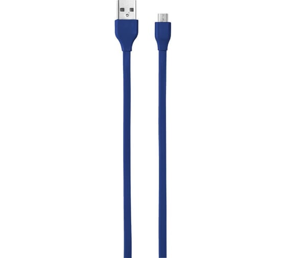 Кабель Trust MICRO-USB 1м плоский голубой 20136