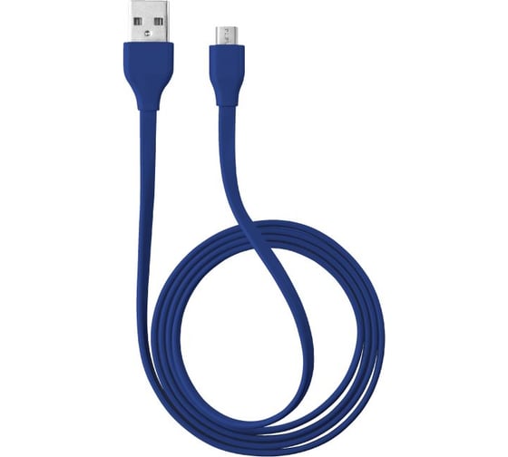 Кабель Trust MICRO-USB 1м плоский голубой 20136