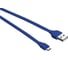 Кабель Trust MICRO-USB 1м плоский голубой 20136 1