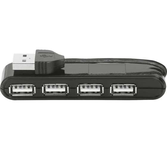 USB-хаб Trust Vecco 4xUSB 2.0 держатель провода 14591