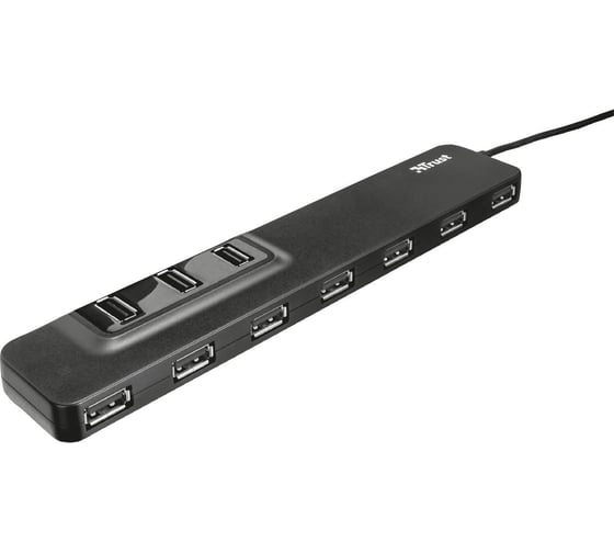 USB-хаб Trust Oila 10xUSB 2.0 с блоком питания 20575