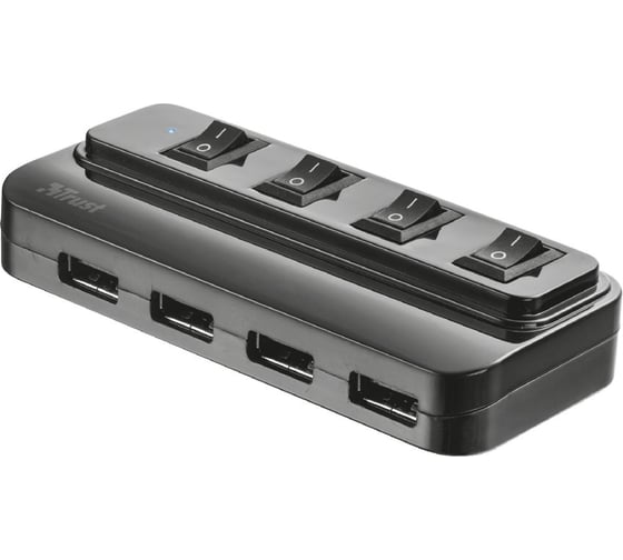 USB-хаб Trust 4xUSB 2.0 с выключателями портов 20619 1