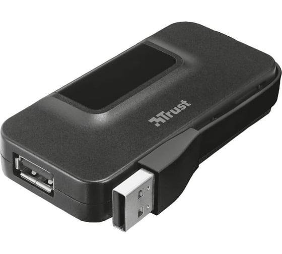 USB-хаб Trust Oila 4xUSB 2.0 плоский кабель 20577