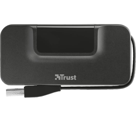 USB-хаб Trust Oila 4xUSB 2.0 плоский кабель 20577