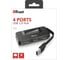 USB-хаб Trust Oila 4xUSB 2.0 плоский кабель 20577 9