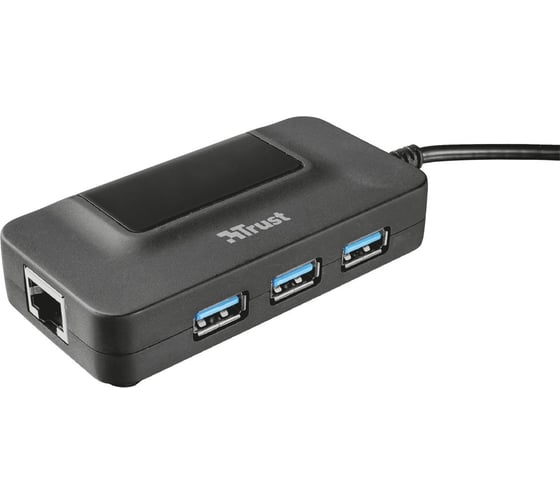 USB-хаб Trust Oila 3xUSB 3.1 с портом Ethernet 20789