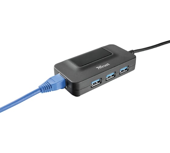 USB-хаб Trust Oila 3xUSB 3.1 с портом Ethernet 20789