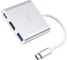 Адаптер Hoco hb14 easy usb-c на usb3.0+hdmi+usb-c, pd 67w (серый) 0L-MG-WF326 1