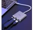 Адаптер Hoco hb14 easy usb-c на usb3.0+hdmi+usb-c, pd 67w (серый) 0L-MG-WF326 4