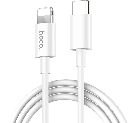 Кабель Usb-c Hoco x36 swift lightning 8-pin, 3а, pd18w, 1м, tpe (белый) 0L-00044842