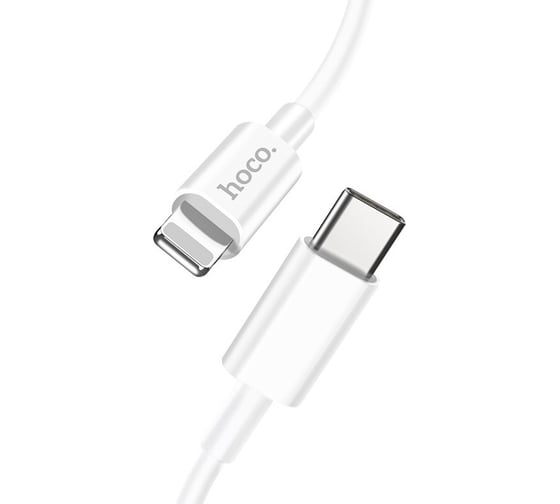 Кабель Usb-c Hoco x36 swift lightning 8-pin, 3а, pd18w, 1м, tpe (белый) 0L-00044842
