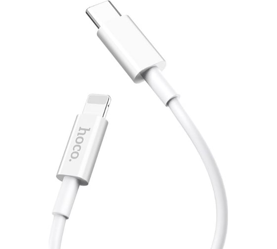 Кабель Usb-c Hoco x36 swift lightning 8-pin, 3а, pd18w, 1м, tpe (белый) 0L-00044842