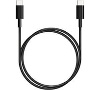 Кабель для зарядки Bion usb type-c to type-c (cm/cm), 3a, 60w, 1м, черный BXP-CCP-USBC-CMCM-1M-B