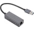 Переходник с кабелем Bion usb a - rj45, 1000мб/с, алюминиевый корпус, длинна кабеля 15 см, черный BXP-A-USBA-LAN-1000 1