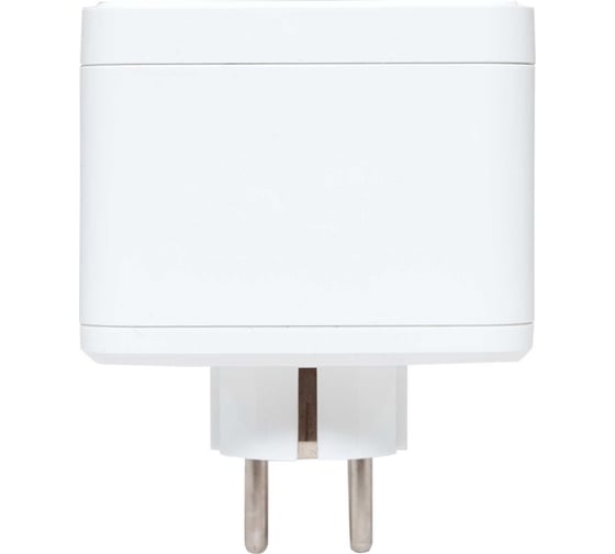Тройник EKF "Куб" 2 гнезда 2USB 2,4А+Type C + Ночник UBA-CUB-T2-TC