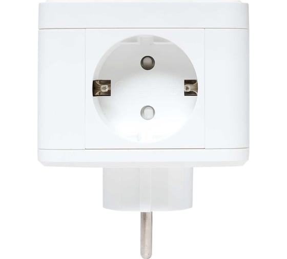 Тройник EKF "Куб" 2 гнезда 2USB 2,4А+Type C + Ночник UBA-CUB-T2-TC