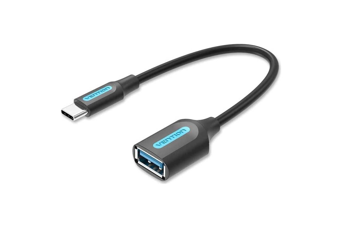 Гибкий адаптер-переходник VENTION USB CM/ OTG USB 3.0 AF, 0,15м. CCVBB -  выгодная цена, отзывы, характеристики, фото - купить в Москве и РФ