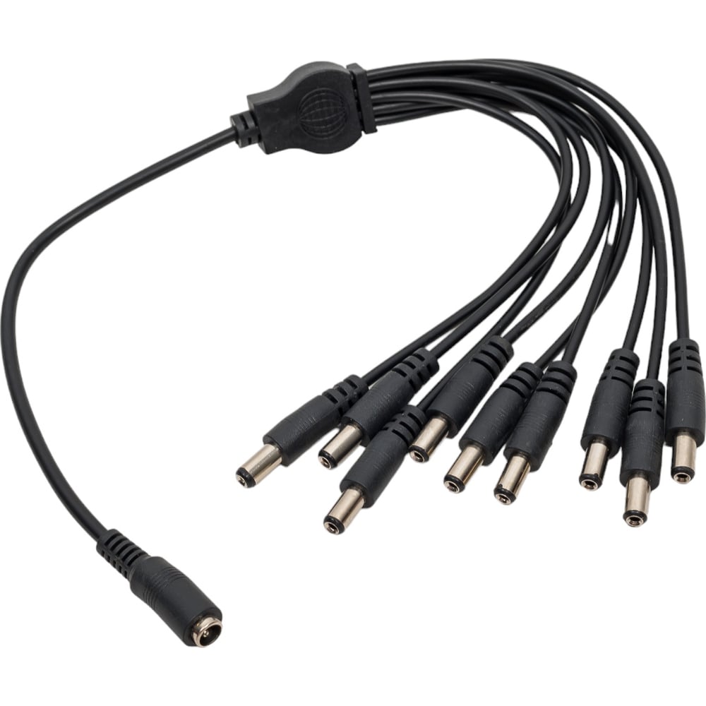 Разветвитель питания REXANT dc на 9 разъемов 2,1x5,5мм 14-0317 ...