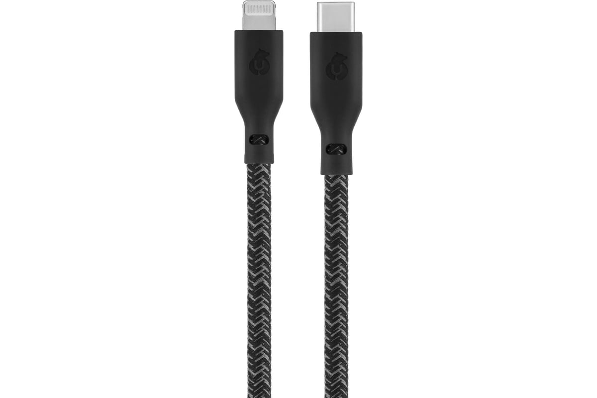 Зарядный кабель uBear Trend, USB-C - Lightning, 60Вт, 1,2м DC12BL12TR-CL