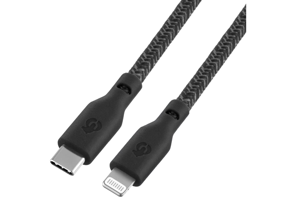 Зарядный кабель uBear Trend, USB-C - Lightning, 60Вт, 1,2м DC12BL12TR-CL -  выгодная цена, отзывы, характеристики, фото - купить в Москве и РФ