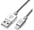 Кабель uBear FORCE MFI Lightning - USB, Kevlar Cable Metal, серебристый DC06SL01-L 2