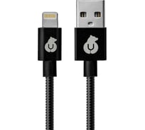 Кабель uBear FORCE MFI Lightning - USB, Kevlar Cable Metal, черный DC06BL01-L