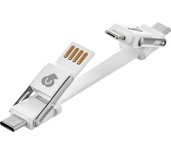 Кабель uBear Life Switch Key Ring Cable 6 in 1, белый DC09WH61-AD