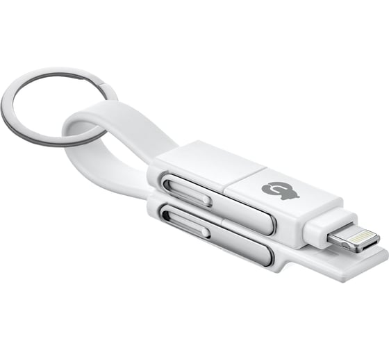 Кабель uBear Life Switch Key Ring Cable 6 in 1, белый DC09WH61-AD