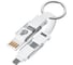 Кабель uBear Life Switch Key Ring Cable 6 in 1, белый DC09WH61-AD 2