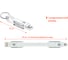 Кабель uBear Life Switch Key Ring Cable 6 in 1, белый DC09WH61-AD 6
