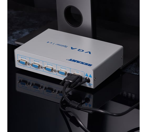 Делитель VGA REXANT 1x4 150 МГц 17-6924