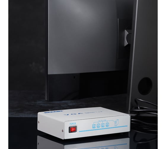 Делитель VGA REXANT 1x4 150 МГц 17-6924