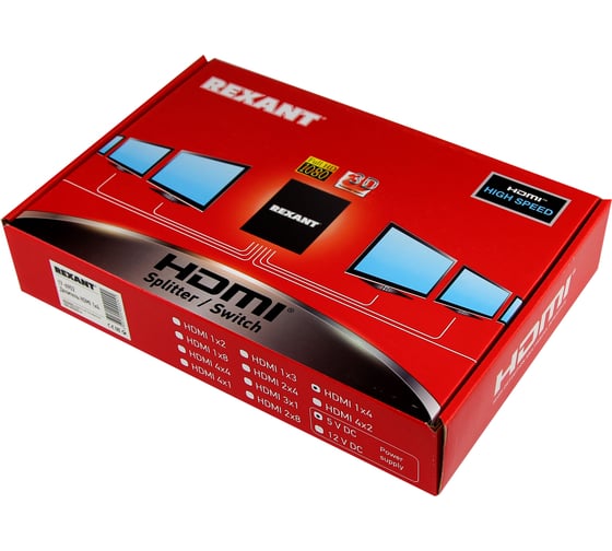 Делитель REXANT HDMI 1x4 17-6902