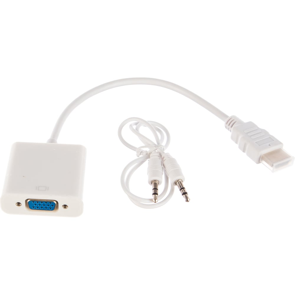 Переходник REXANT шт.HDMI - гн.VGA провод 3.5 mm Аудио 17-6936 ...