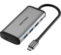 Мультифункциональный хаб VENTION USB Type C 5 в 1, шт. CNBHB