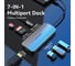 Мультифункциональный хаб VENTION USB Type C 7 в 1, шт. TOJHB 10