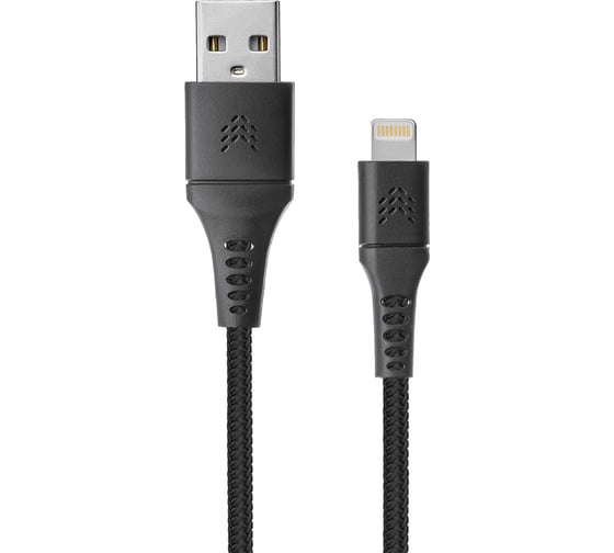Зарядный кабель ROCKET Contact USB-A,Lightning 1м, тканевая оплетка RDC501BL01CT-AL