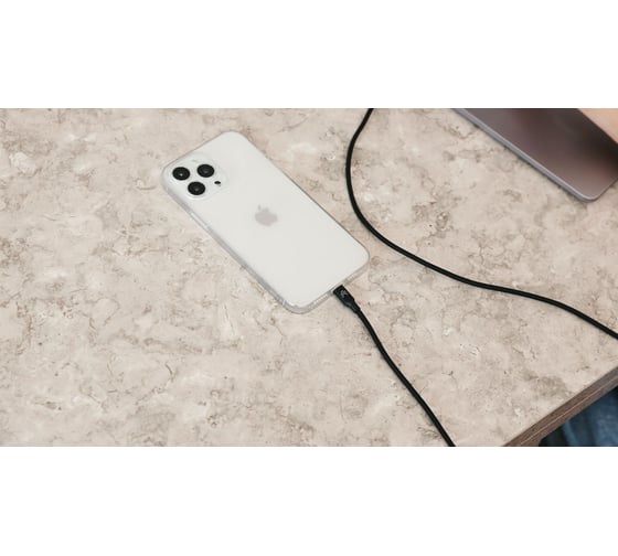 Зарядный кабель ROCKET Contact USB-A,Lightning 1м, тканевая оплетка RDC501BL01CT-AL
