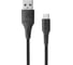 Зарядный кабель ROCKET Contact USB-A,USB-C 1м, тканевая оплетка RDC503BL01CT-AC 2