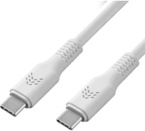 Зарядный кабель ROCKET FLEX, USB-C,USB-C, 1м, 3.0A, PD 60W, 30 Вт RDC511WH01FL-CC