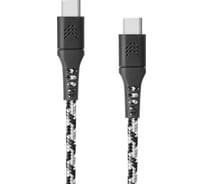 Зарядный кабель ROCKET RDC513BW01CT-CС Contact TPE USB-C,USB-C 1 м, цвет черн-белой RDC513BW01CT-CC