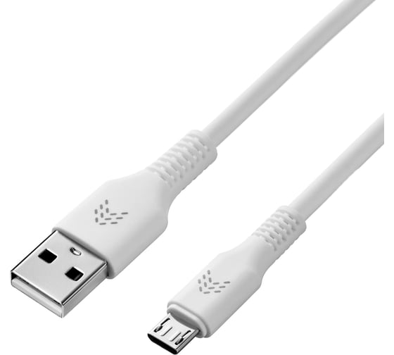 Зарядный кабель ROCKET Flex USB-A,Micro-USB 1м, оплетка TPE RDC509WH01FL-AM