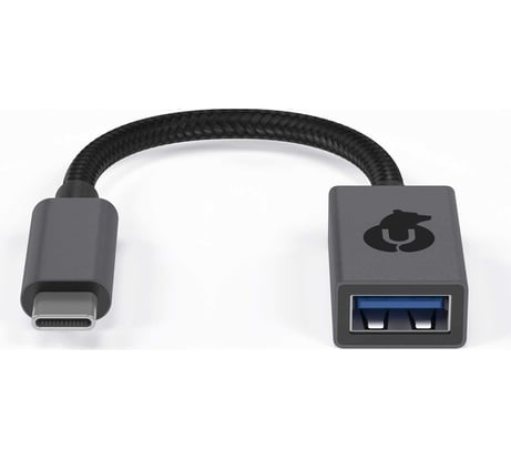 Адаптер uBear USB-С - USB-A LINK Цвет Space Grey HB02SG01-AC