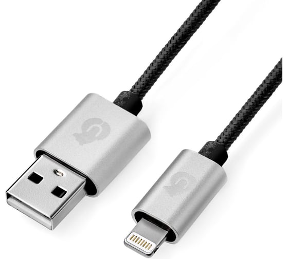 Кабель Lightning - USB uBear CORD черный DC01BL01-I5