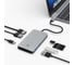 Адаптер хаб uBear LINK Hub 7 in 1, Power Delivery, HDMI 4k, Type-C Цвет Space Grey HB01SG01-TC 2